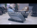 Infinity Massage Chairs Massage Chairs Massage Chair Genesis Max Massage L-Track Chair - Grey/Black EXTERNAL_VIDEO 2