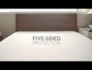  Tencel Five 5ided® Mattress Protector + Omniphase (Split Head Cal. King) EXTERNAL_VIDEO 1