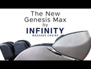 Infinity Massage Chairs Massage Chairs Massage Chair Genesis Max Massage L-Track Chair - Grey/Black EXTERNAL_VIDEO 1