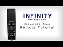 Infinity Massage Chairs Massage Chairs Massage Chair Genesis Max Massage L-Track Chair - Grey/Black EXTERNAL_VIDEO 3